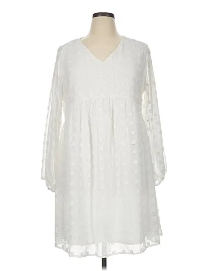 Pre-owned Blooming Jelly Casual Dress In White