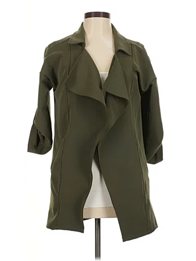 Pre-owned Blooming Jelly Coat In Green