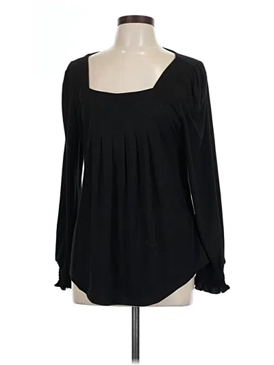 Pre-owned Blooming Jelly Long Sleeve Blouse In Black