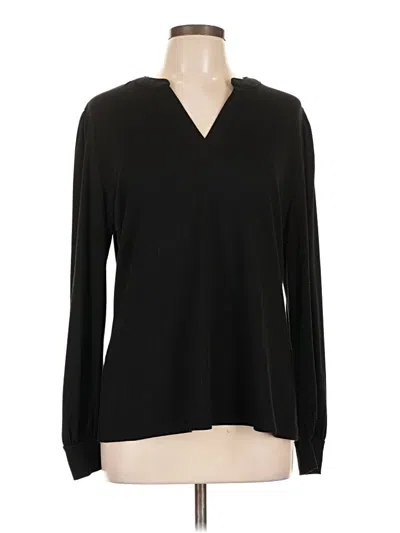 Pre-owned Blooming Jelly Long Sleeve Blouse In Black