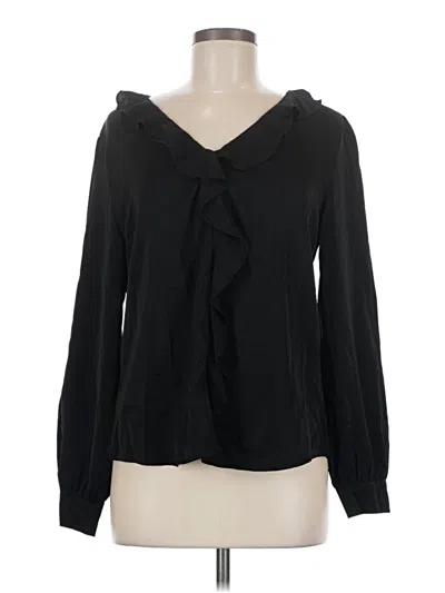 Pre-owned Blooming Jelly Long Sleeve Blouse In Black