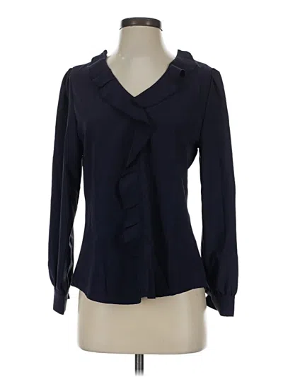 Pre-owned Blooming Jelly Long Sleeve Blouse In Blue