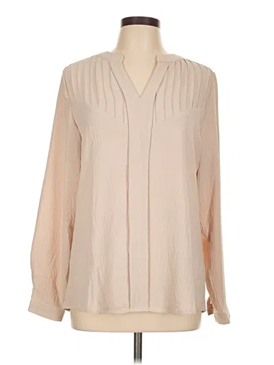 Pre-owned Blooming Jelly Long Sleeve Blouse In Brown