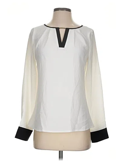 Pre-owned Blooming Jelly Long Sleeve Blouse In Ivory