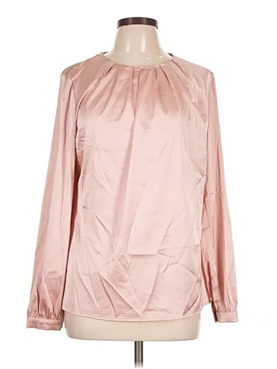 Pre-owned Blooming Jelly Long Sleeve Blouse In Pink