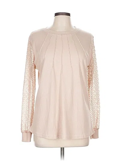 Pre-owned Blooming Jelly Long Sleeve Blouse In White