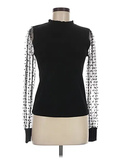 Pre-owned Blooming Jelly Long Sleeve Top Black Turtleneck Tops