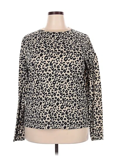 Pre-owned Blooming Jelly Long Sleeve T-shirt In Brown