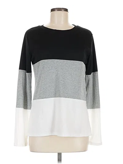 Pre-owned Blooming Jelly Long Sleeve T-shirt In Gray
