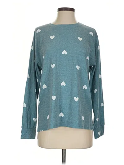 Pre-owned Blooming Jelly Long Sleeve T-shirt In Teal