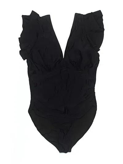 Pre-owned Blooming Jelly One Piece Swimsuit In Black