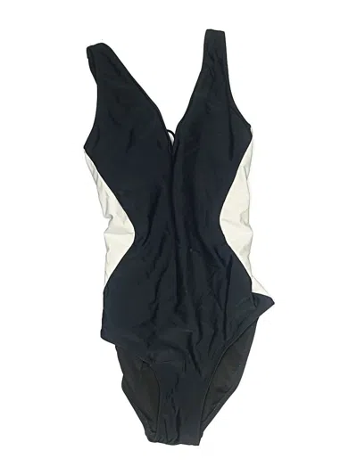 Pre-owned Blooming Jelly One Piece Swimsuit In Black