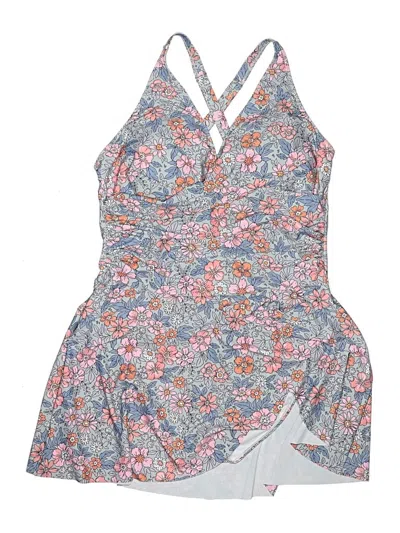 Pre-owned Blooming Jelly One Piece Swimsuit In Blue