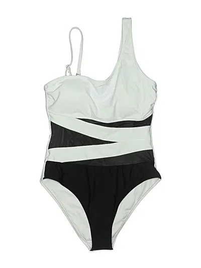 Pre-owned Blooming Jelly One Piece Swimsuit In Gray