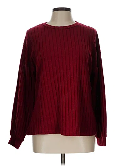Pre-owned Blooming Jelly Pullover Sweater In Burgundy
