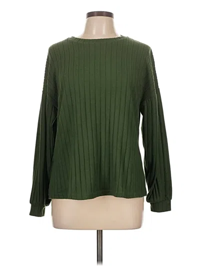 Pre-owned Blooming Jelly Pullover Sweater In Green