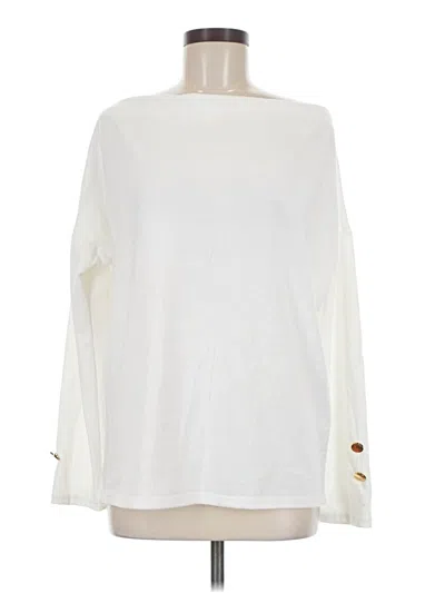 Pre-owned Blooming Jelly Pullover Sweater In White