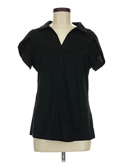 Blooming Jelly Short Sleeve Blouse In Black