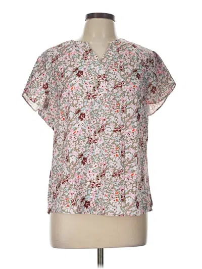 Pre-owned Blooming Jelly Short Sleeve Blouse In Pink