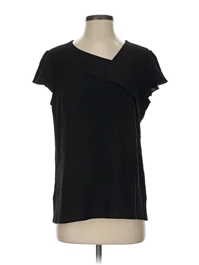 Pre-owned Blooming Jelly Short Sleeve Top Black Crew Neck Tops