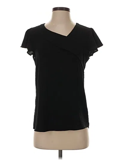 Pre-owned Blooming Jelly Short Sleeve Top Black One Shoulder Neckline Tops