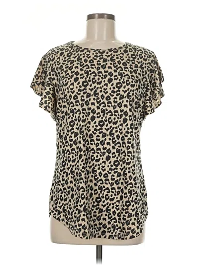 Pre-owned Blooming Jelly Short Sleeve T-shirt In Brown