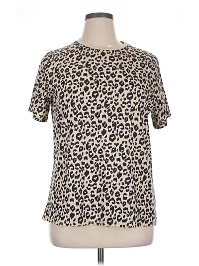 Pre-owned Blooming Jelly Short Sleeve Turtleneck In Brown