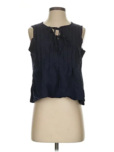 Pre-owned Blooming Jelly Sleeveless Blouse In Black