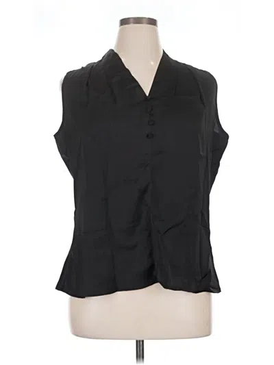 Pre-owned Blooming Jelly Sleeveless Blouse In Black