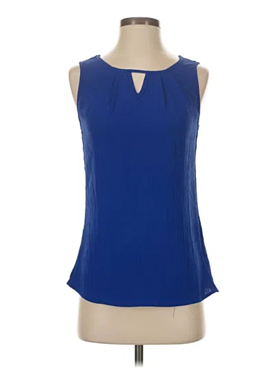 Pre-owned Blooming Jelly Sleeveless Blouse In Blue