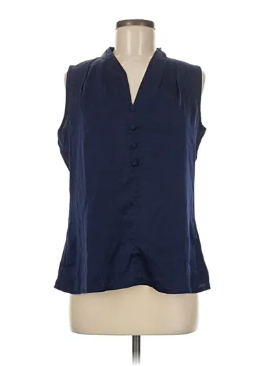 Pre-owned Blooming Jelly Sleeveless Blouse In Blue