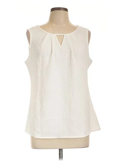 Pre-owned Blooming Jelly Sleeveless Blouse In Ivory