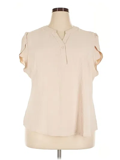 Pre-owned Blooming Jelly Sleeveless Blouse In Ivory