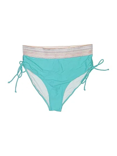 Pre-owned Blooming Jelly Swimsuit Bottoms In Teal