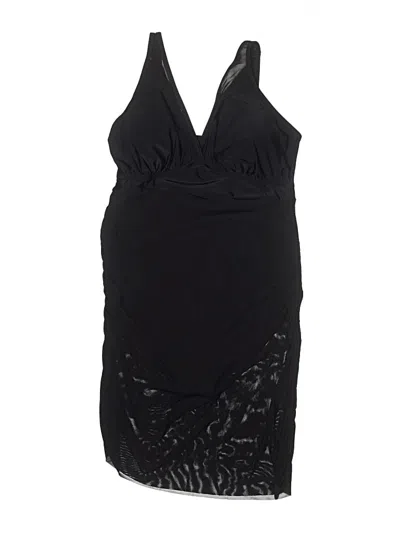 Pre-owned Blooming Jelly Swimsuit Cover Up In Black