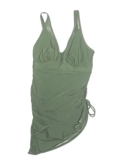 Pre-owned Blooming Jelly Swimsuit Cover Up In Green