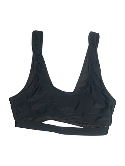 Pre-owned Blooming Jelly Swimsuit Top Black Swimwear