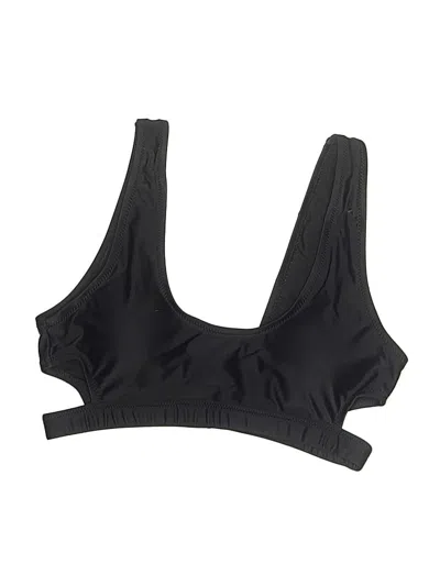 Pre-owned Blooming Jelly Swimsuit Top Black Swimwear