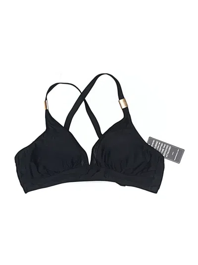 Blooming Jelly Swimsuit Top Black Swimwear