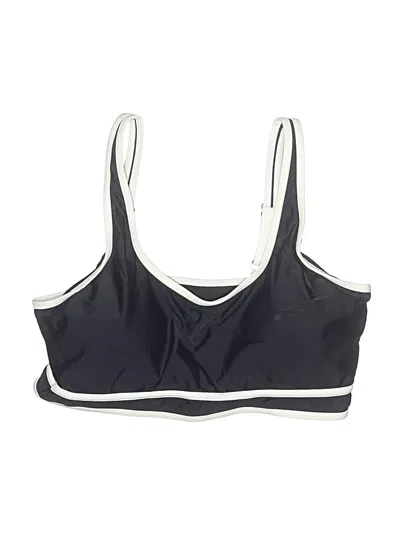 Pre-owned Blooming Jelly Swimsuit Top Black Swimwear