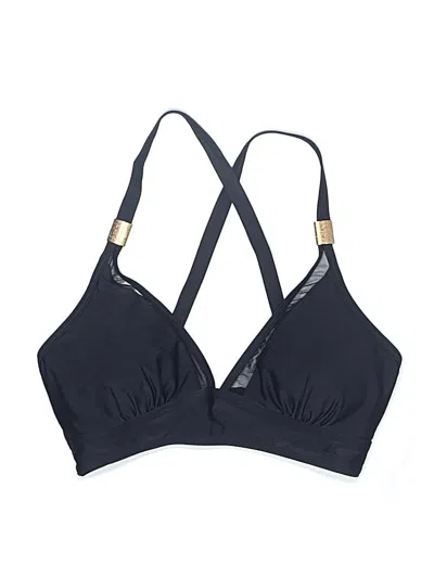 Pre-owned Blooming Jelly Swimsuit Top Black Swimwear