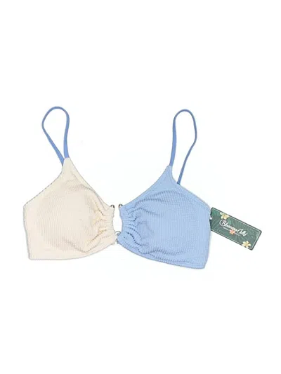Blooming Jelly Swimsuit Top Blue Swimwear