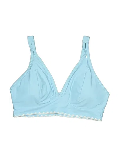 Pre-owned Blooming Jelly Swimsuit Top Blue Swimwear