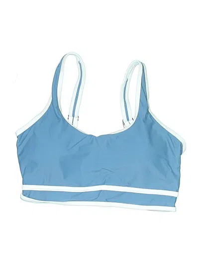 Pre-owned Blooming Jelly Swimsuit Top Blue Swimwear