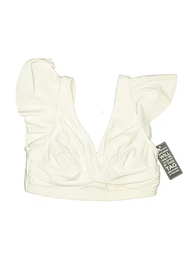 Pre-owned Blooming Jelly Swimsuit Top Ivory Swimwear