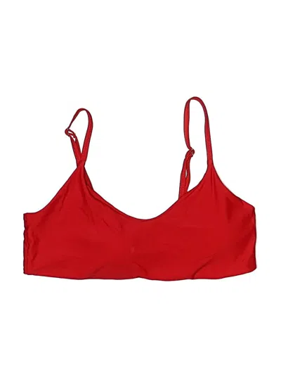 Pre-owned Blooming Jelly Swimsuit Top Red Swimwear