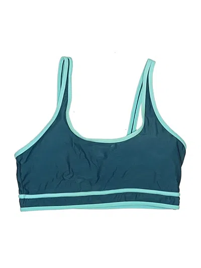 Pre-owned Blooming Jelly Swimsuit Top Teal Swimwear