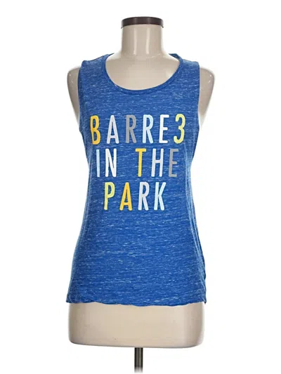 Pre-owned Blooming Jelly Tank Top Blue Halter Neckline Tops