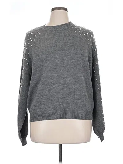 Pre-owned Blooming Jelly Wool Pullover Sweater In Gray