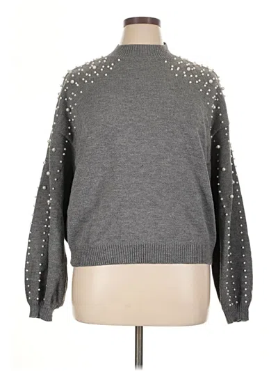 Pre-owned Blooming Jelly Wool Pullover Sweater In Gray